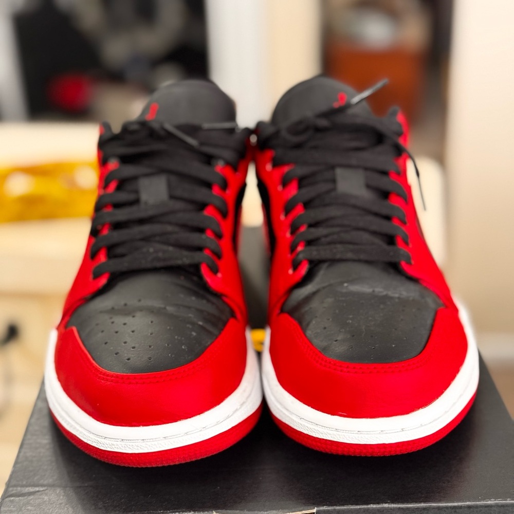Jordan Red and Black Men's Sneakers